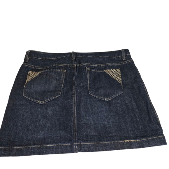 Route 66 Classic Fit  Denim Skirt - Picture 2 of 14
